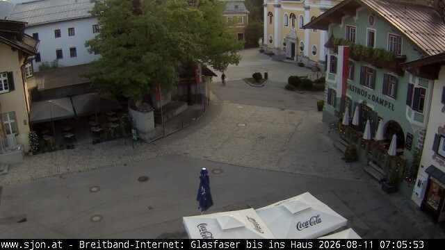 Archiv Foto Webcam Hauptplatz in St. Johann/Tirol