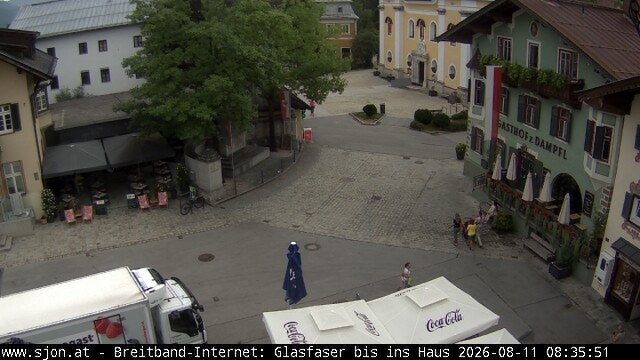 Archiv Foto Webcam Hauptplatz in St. Johann/Tirol