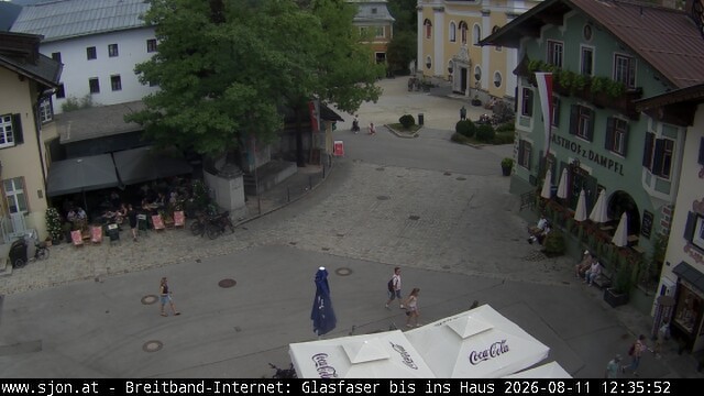 Archiv Foto Webcam Hauptplatz in St. Johann/Tirol