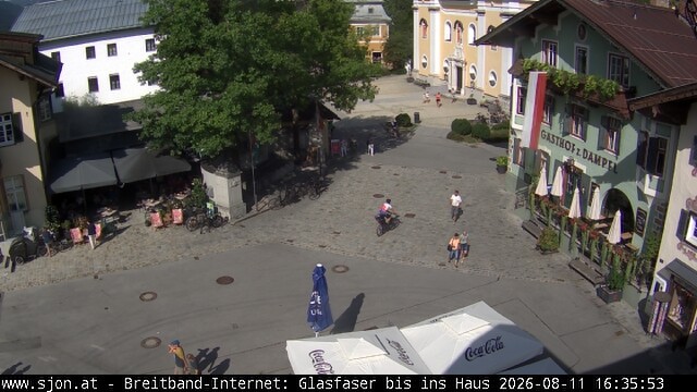 Archiv Foto Webcam Hauptplatz in St. Johann/Tirol