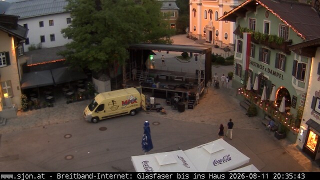 Archiv Foto Webcam Hauptplatz in St. Johann/Tirol