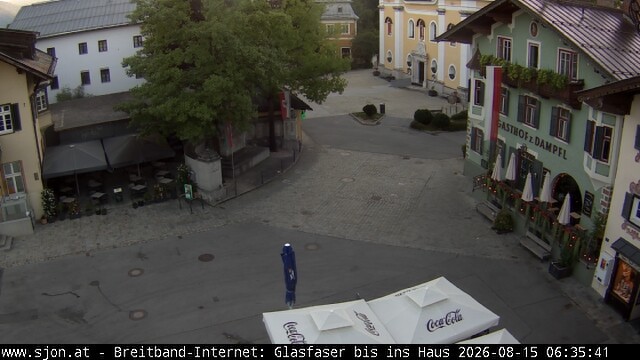 Archiv Foto Webcam Hauptplatz in St. Johann/Tirol