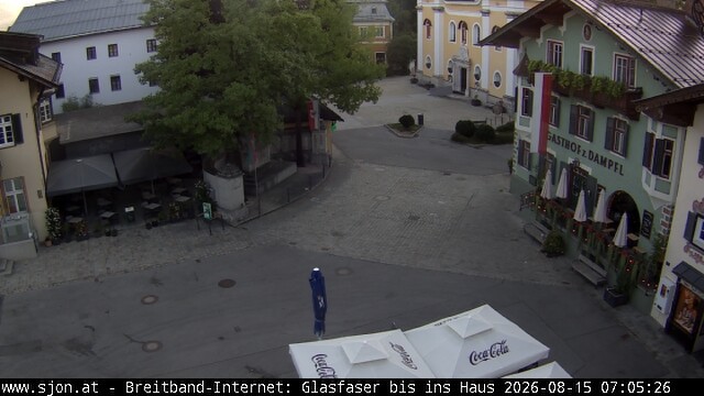 Archiv Foto Webcam Hauptplatz in St. Johann/Tirol