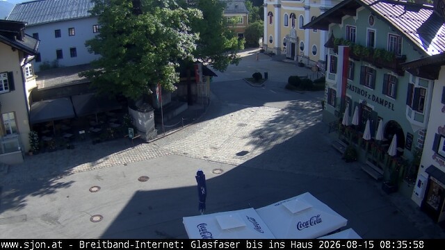 Archiv Foto Webcam Hauptplatz in St. Johann/Tirol
