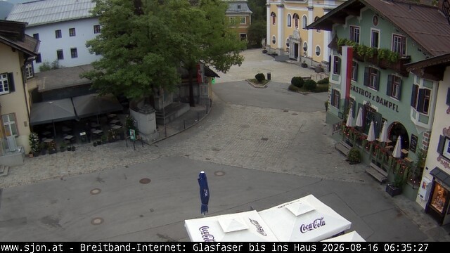 Archiv Foto Webcam Hauptplatz in St. Johann/Tirol