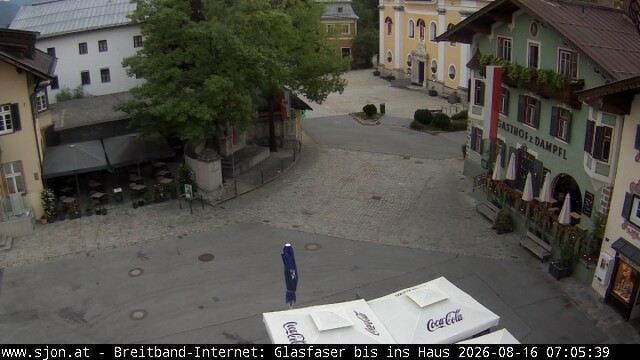 Archiv Foto Webcam Hauptplatz in St. Johann/Tirol