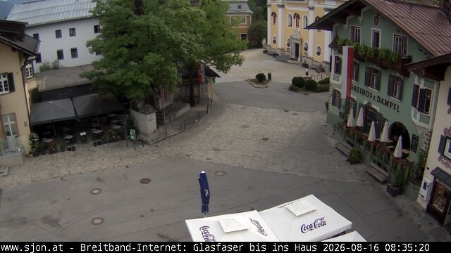 Archiv Foto Webcam Hauptplatz in St. Johann/Tirol
