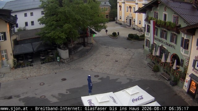 Archiv Foto Webcam Hauptplatz in St. Johann/Tirol