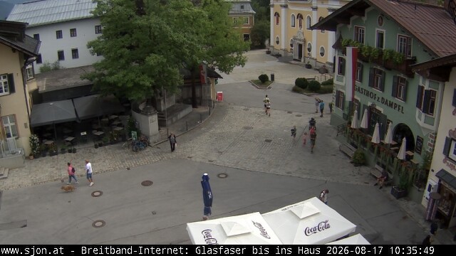 Archiv Foto Webcam Hauptplatz in St. Johann/Tirol