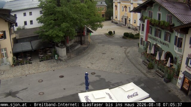 Archiv Foto Webcam Hauptplatz in St. Johann/Tirol