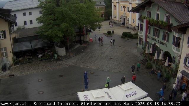 Archiv Foto Webcam Hauptplatz in St. Johann/Tirol