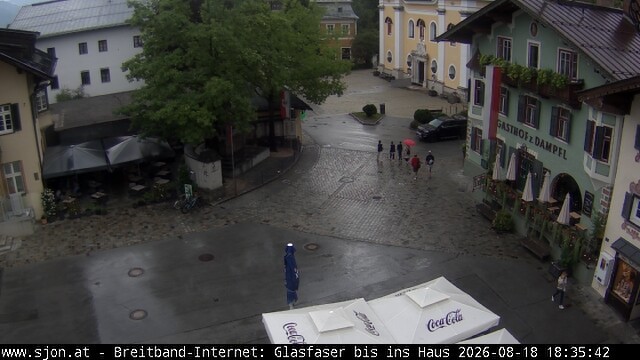 Archiv Foto Webcam Hauptplatz in St. Johann/Tirol