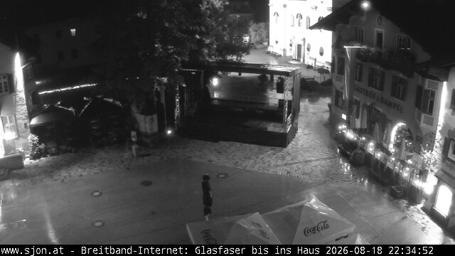 Archiv Foto Webcam Hauptplatz in St. Johann/Tirol