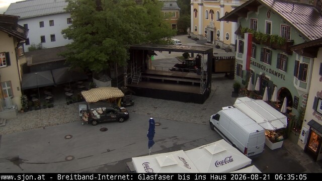 Archiv Foto Webcam Hauptplatz in St. Johann/Tirol