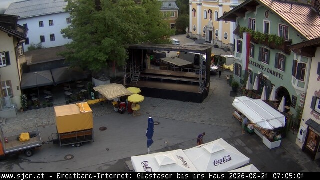 Archiv Foto Webcam Hauptplatz in St. Johann/Tirol