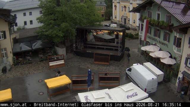 Archiv Foto Webcam Hauptplatz in St. Johann/Tirol