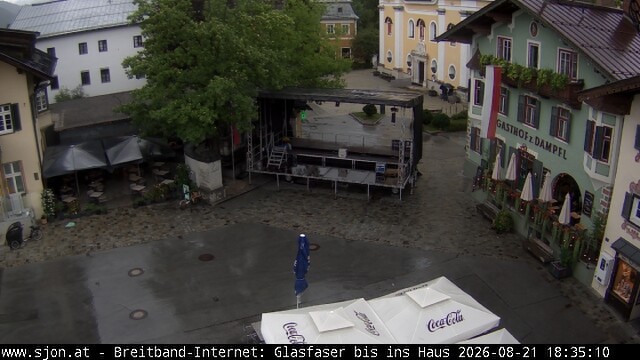 Archiv Foto Webcam Hauptplatz in St. Johann/Tirol
