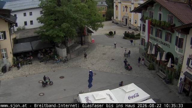 Archived image Webcam St. Johann in Tyrol - Main Place