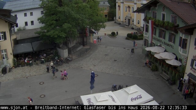 Archived image Webcam St. Johann in Tyrol - Main Place