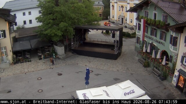 Archiv Foto Webcam Hauptplatz in St. Johann/Tirol