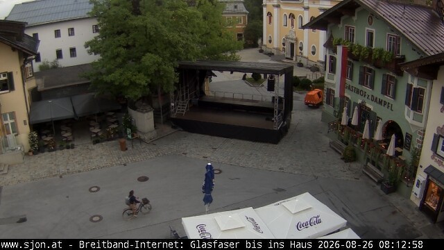 Archiv Foto Webcam Hauptplatz in St. Johann/Tirol