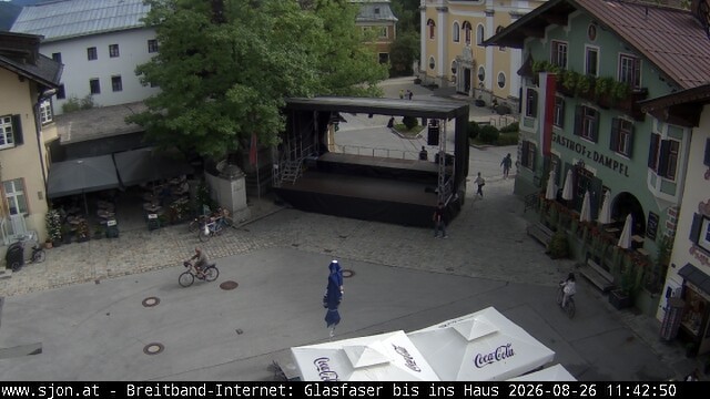 Archiv Foto Webcam Hauptplatz in St. Johann/Tirol