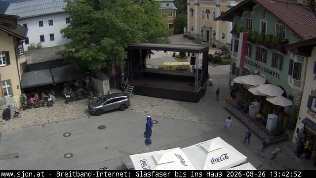 Archiv Foto Webcam Hauptplatz in St. Johann/Tirol