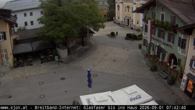 Archiv Foto Webcam Hauptplatz in St. Johann/Tirol