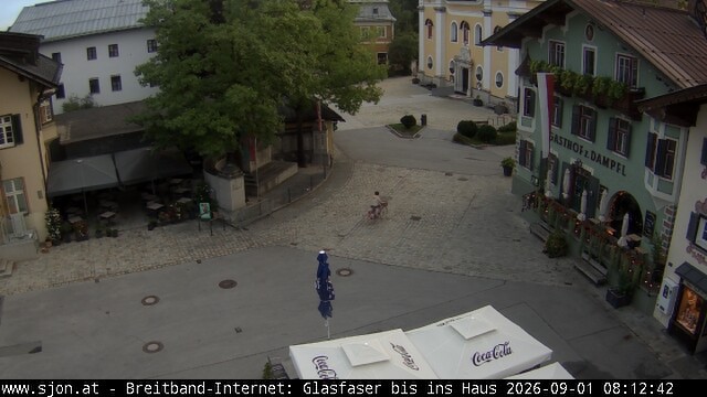 Archiv Foto Webcam Hauptplatz in St. Johann/Tirol