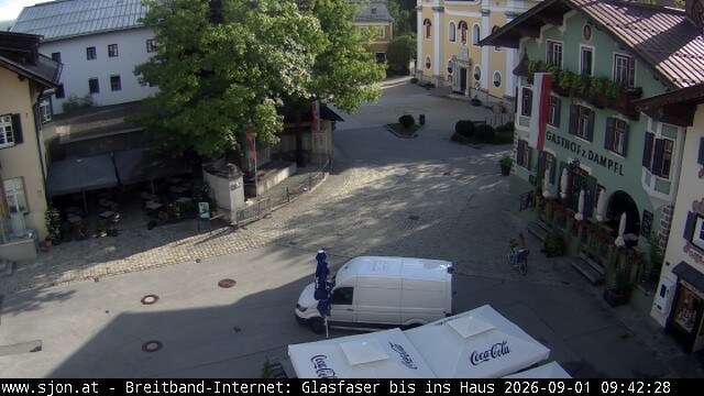Archiv Foto Webcam Hauptplatz in St. Johann/Tirol