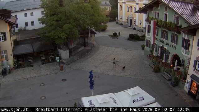 Archiv Foto Webcam Hauptplatz in St. Johann/Tirol
