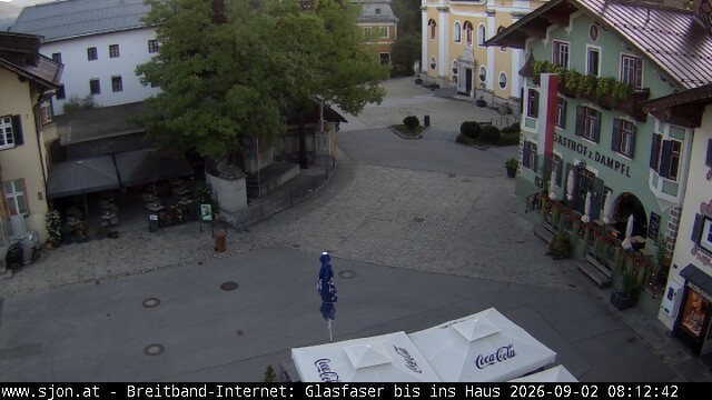 Archiv Foto Webcam Hauptplatz in St. Johann/Tirol