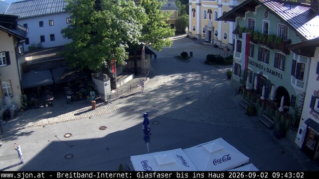 Archiv Foto Webcam Hauptplatz in St. Johann/Tirol