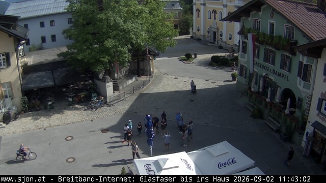 Archiv Foto Webcam Hauptplatz in St. Johann/Tirol