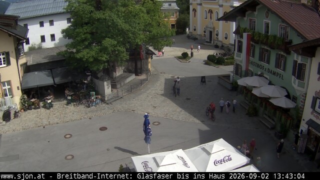 Archiv Foto Webcam Hauptplatz in St. Johann/Tirol