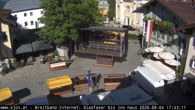Archiv Foto Webcam Hauptplatz in St. Johann/Tirol