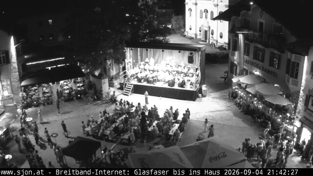 Archiv Foto Webcam Hauptplatz in St. Johann/Tirol