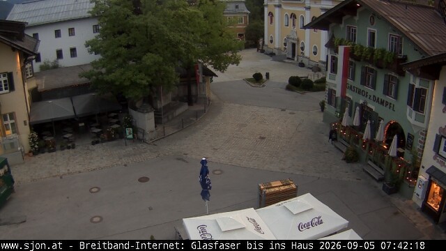 Archiv Foto Webcam Hauptplatz in St. Johann/Tirol