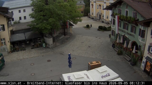 Archiv Foto Webcam Hauptplatz in St. Johann/Tirol