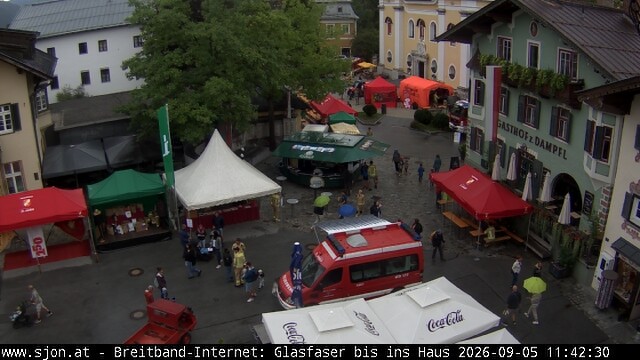 Archiv Foto Webcam Hauptplatz in St. Johann/Tirol