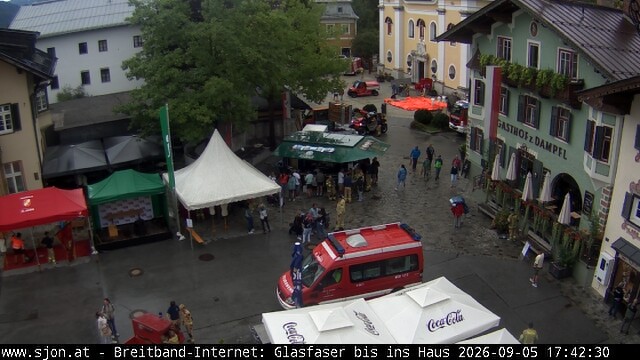 Archiv Foto Webcam Hauptplatz in St. Johann/Tirol