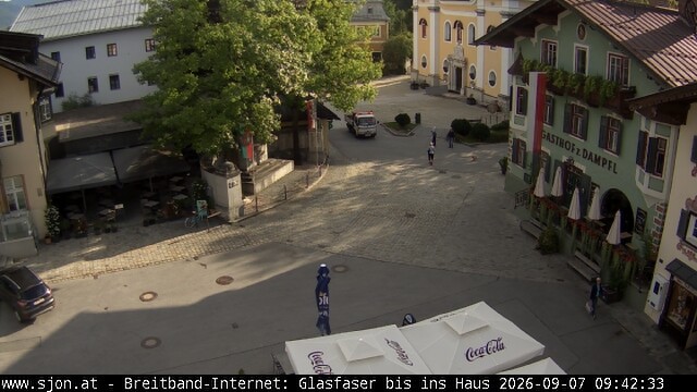 Archiv Foto Webcam Hauptplatz in St. Johann/Tirol