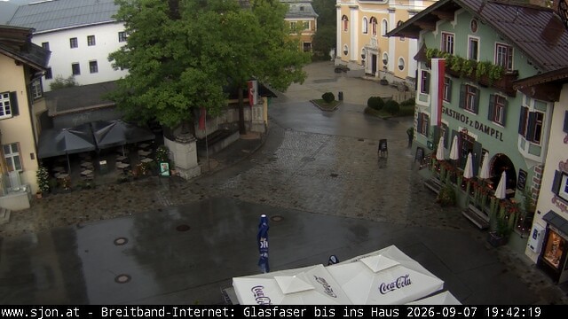 Archiv Foto Webcam Hauptplatz in St. Johann/Tirol