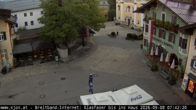 Archiv Foto Webcam Hauptplatz in St. Johann/Tirol