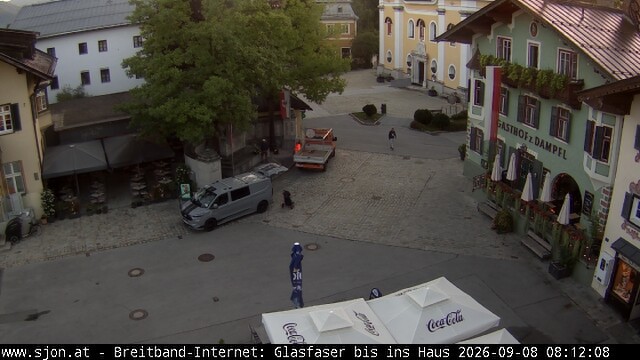 Archiv Foto Webcam Hauptplatz in St. Johann/Tirol