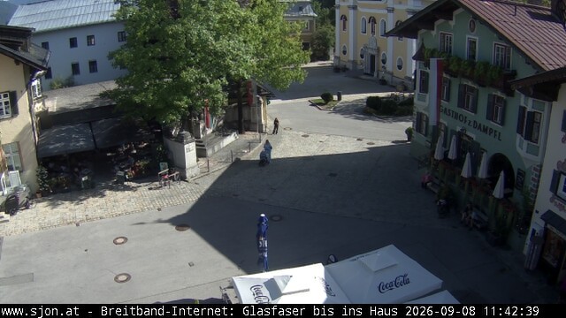 Archiv Foto Webcam Hauptplatz in St. Johann/Tirol