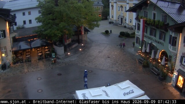 Archiv Foto Webcam Hauptplatz in St. Johann/Tirol