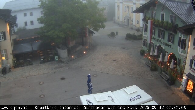 Archiv Foto Webcam Hauptplatz in St. Johann/Tirol