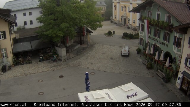 Archiv Foto Webcam Hauptplatz in St. Johann/Tirol