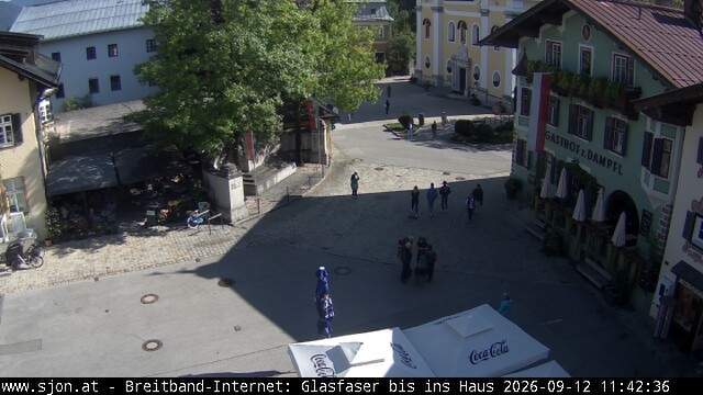 Archiv Foto Webcam Hauptplatz in St. Johann/Tirol